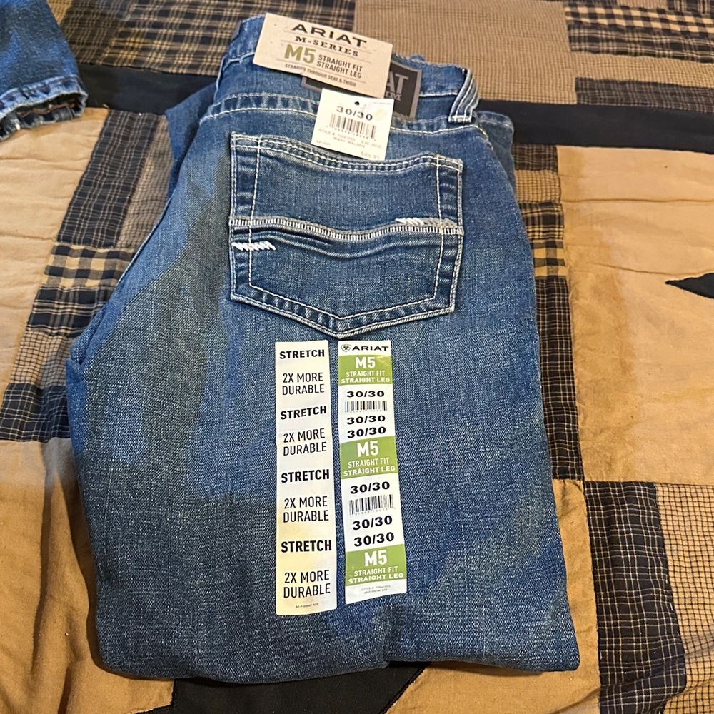 Ariat Men's Classic Blue Straight Jeans